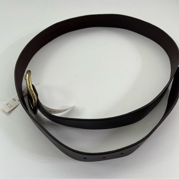 Madewell Oval Buckle Belt Brown Leather - Picture 4 of 5